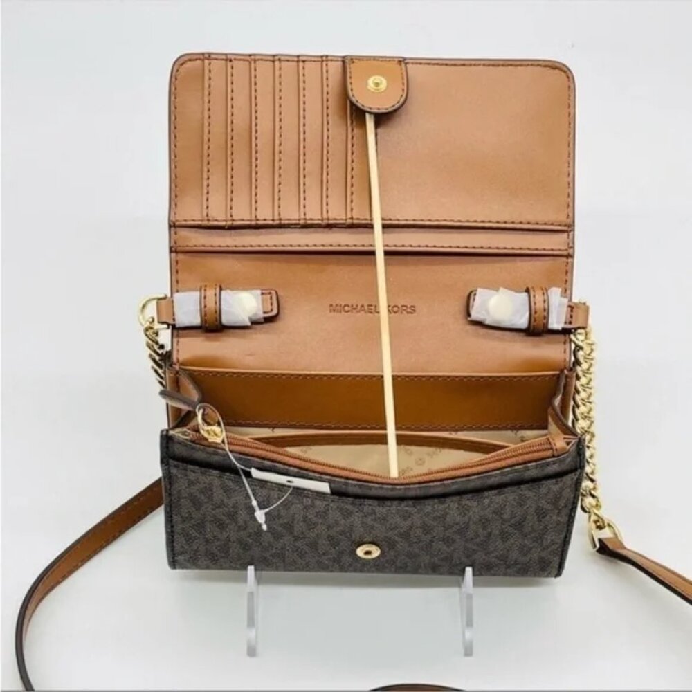 Michael Kors Jet Set Travel Medium Crossbody Phone Holder Bag NWT - Picture 4 of 11